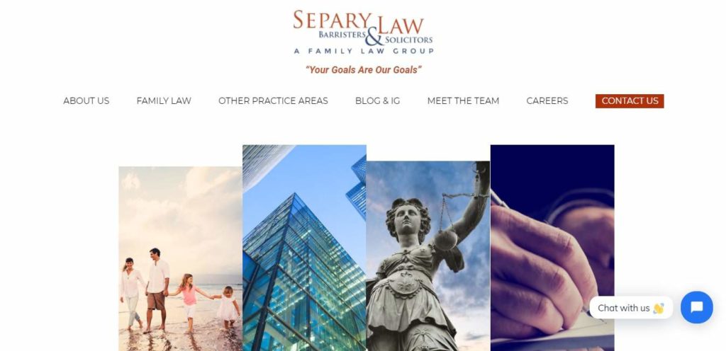 Separy Law PC's Homepage