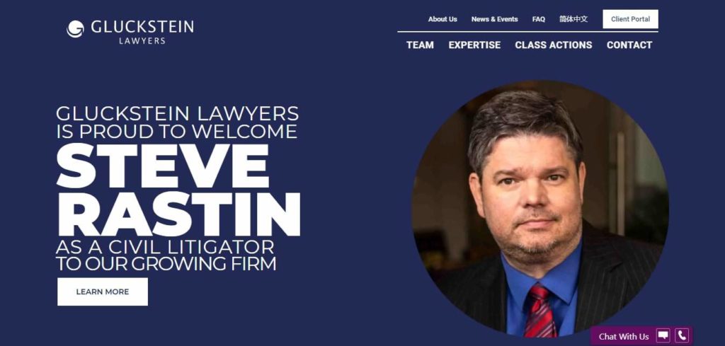 Gluckstein Lawyers' Homepage