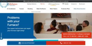 Reliance Home Comfort's Homepage