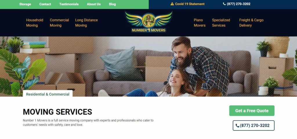 Number 1 Movers' Homepage
