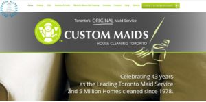 Custom Maids Toronto's Homepage
