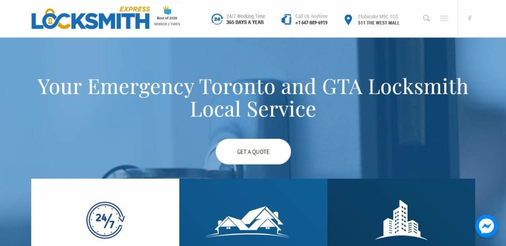 LocksmithExpress' Homepage