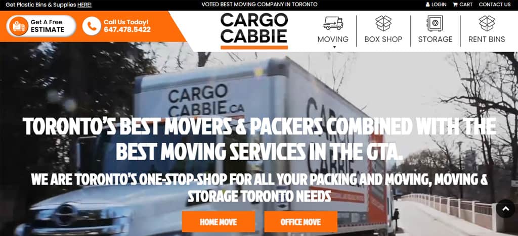 CARGO CABBIE Homepage