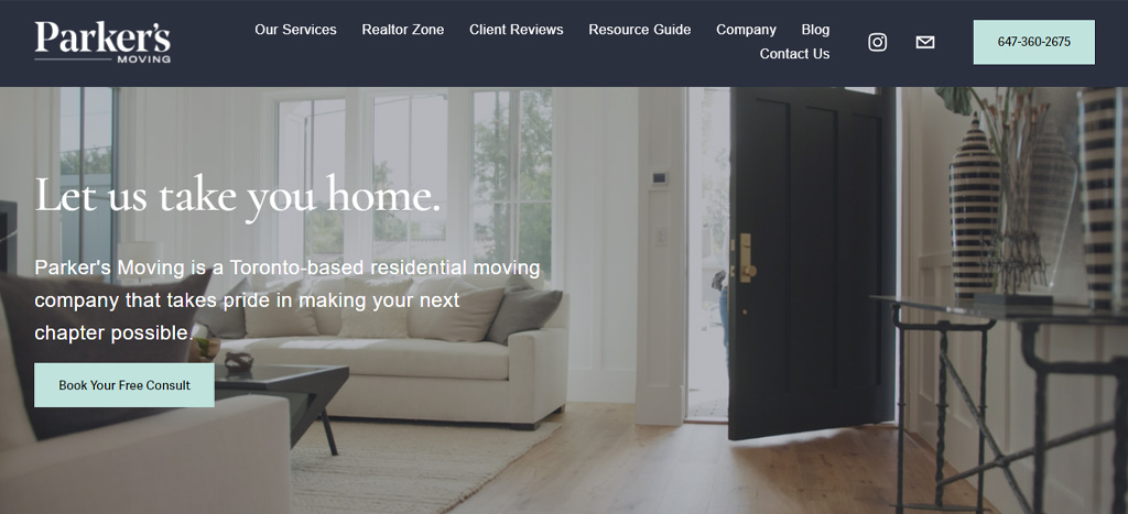 Parker's Moving Homepage