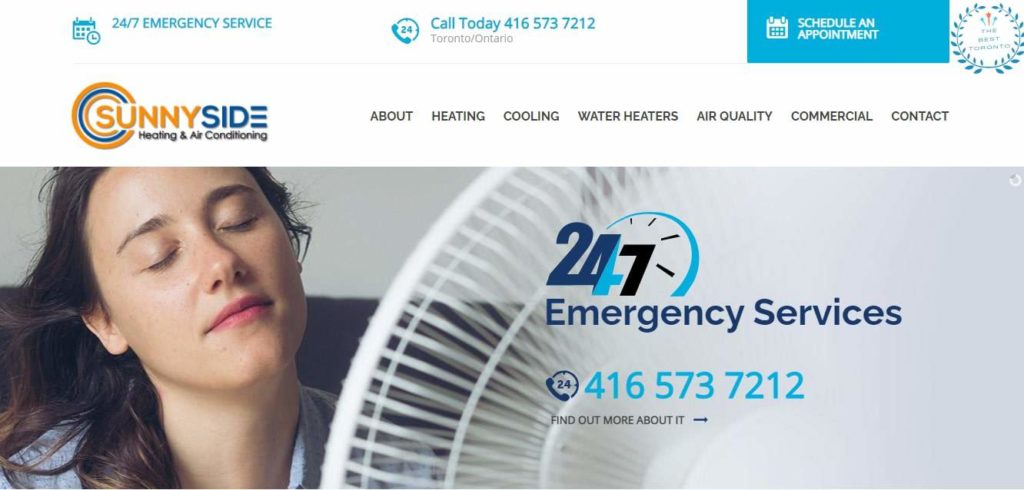 SunnySide Heating And Air Conditioning's Homepage