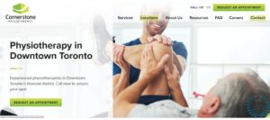 Cornerstone Physiotherapy's Homepage