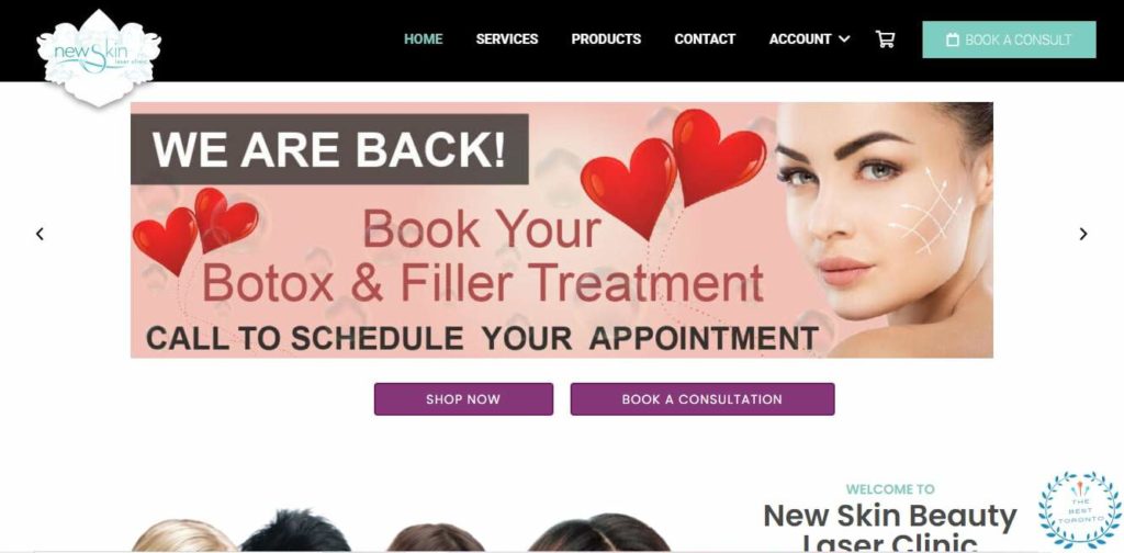 Newskin Laser Clinic's Homepage