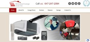 Homeland Garage Door Repair's Homepage
