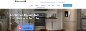 911 Appliance Repair Homepage