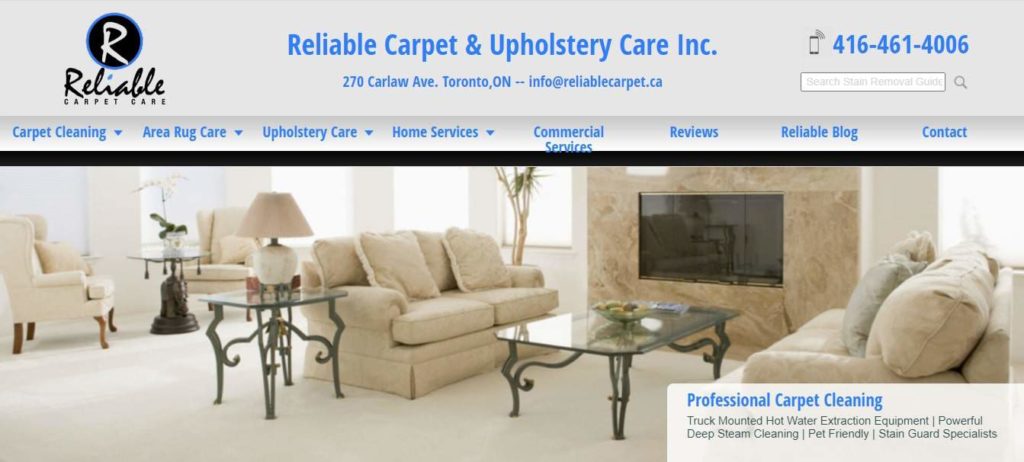 Reliable Carpet Care's Homepage