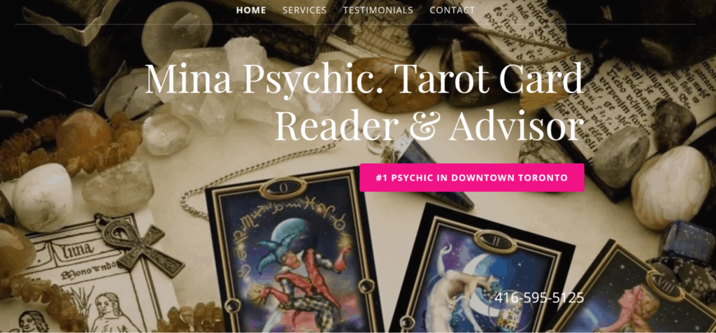 Mina’s Psychic Studio's Homepage