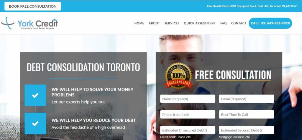 York Credit Services' Homepage