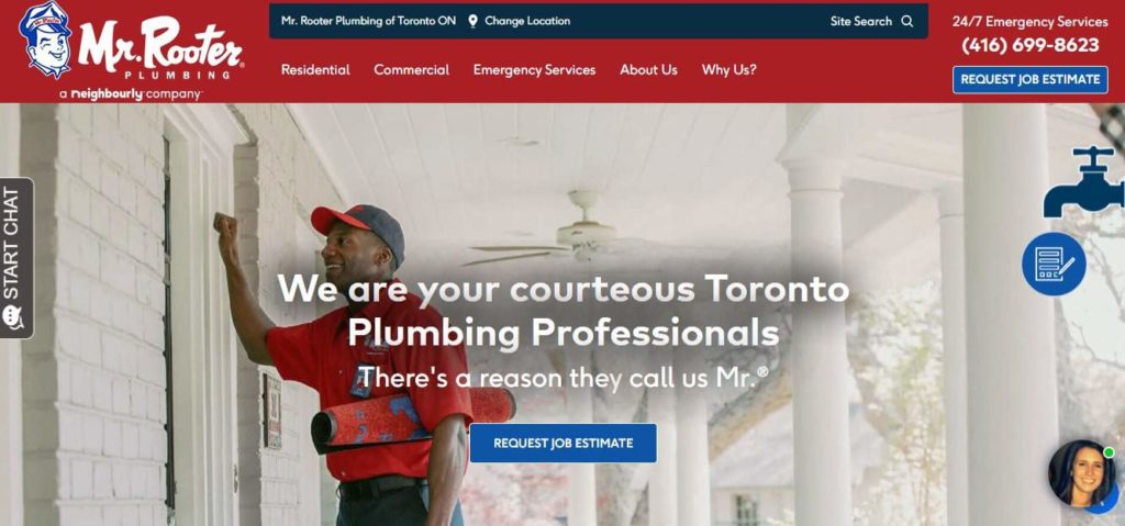 Mr. Rooter Plumbing's Homepage
