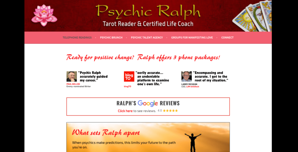 Psychic Ralph's Homepage