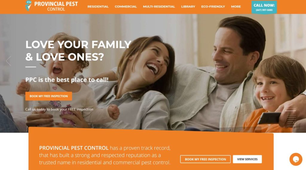 Provincial Pest Control's Homepage