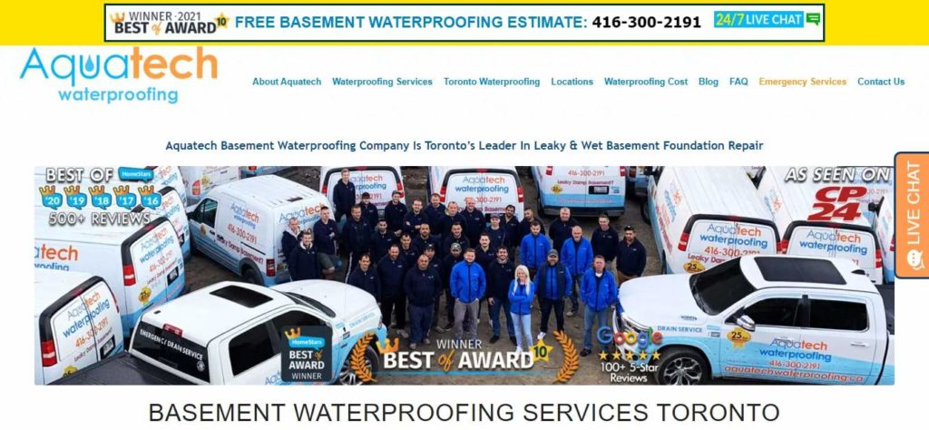 Aquatech Waterproofing's Homepage