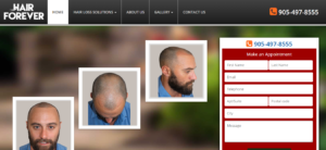 HairForever Homepage