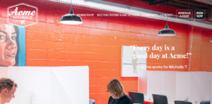 Acme Works Homepage
