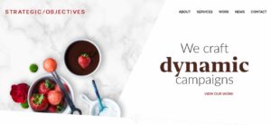 Strategic Objectives' Homepage