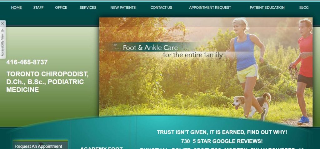 Sheldon Nadal, D.P.M.'s Homepage