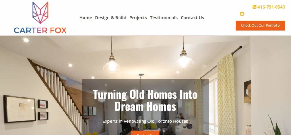 Carter Fox Design Build's Homepage