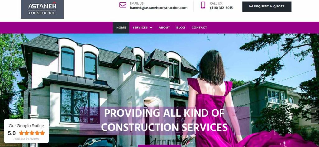 Astaneh Construction's Homepage
