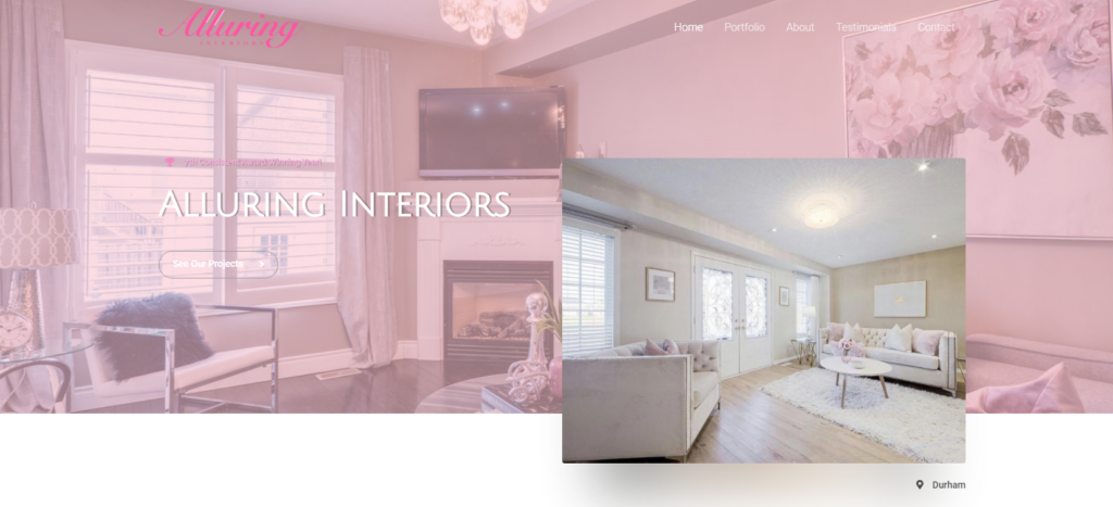 Alluring Interiors Homepage