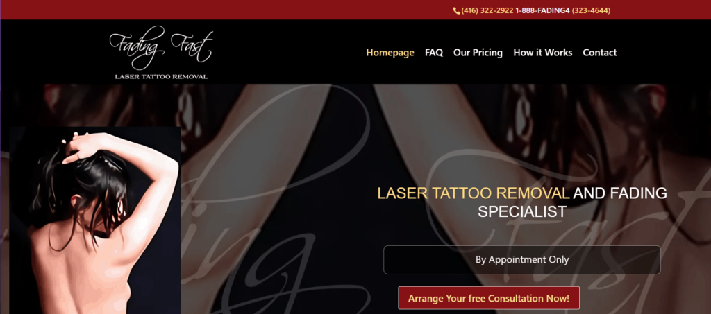 Fading Fast Laser Tattoo Removal Homepage