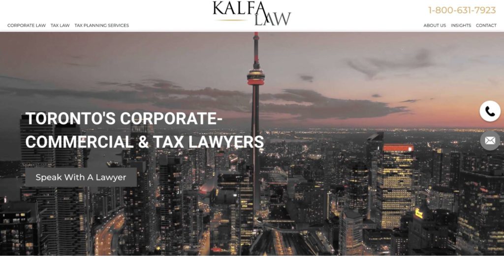 Kafka Law - Business & Tax Lawyers' Homepage