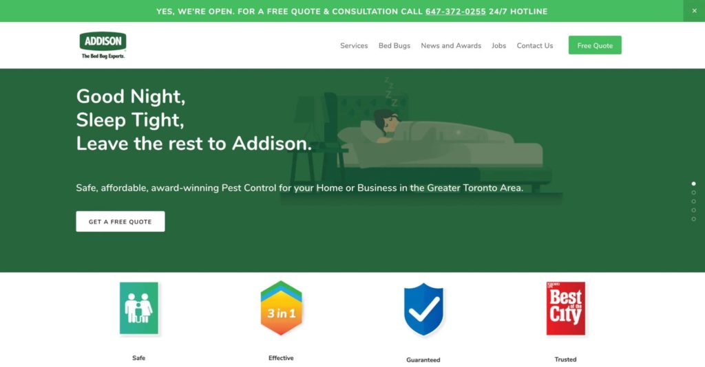 Addison Pest Control's Homepage
