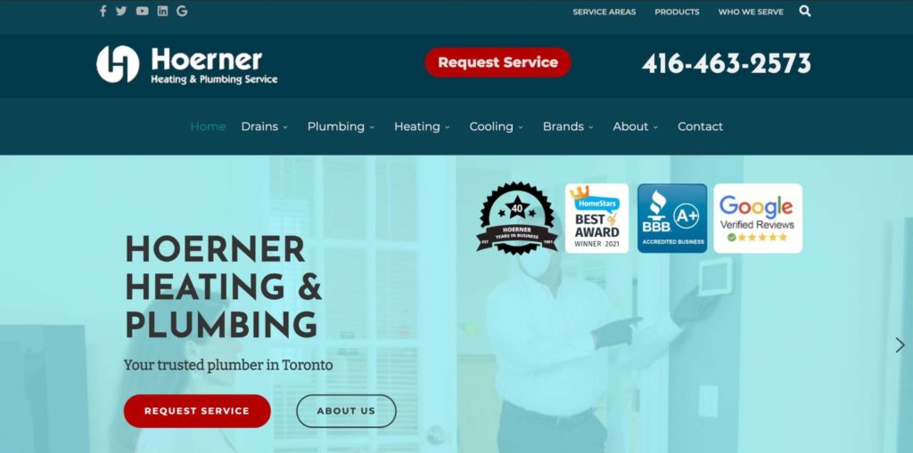Hoerner Heating and Plumbing Service's Homepage