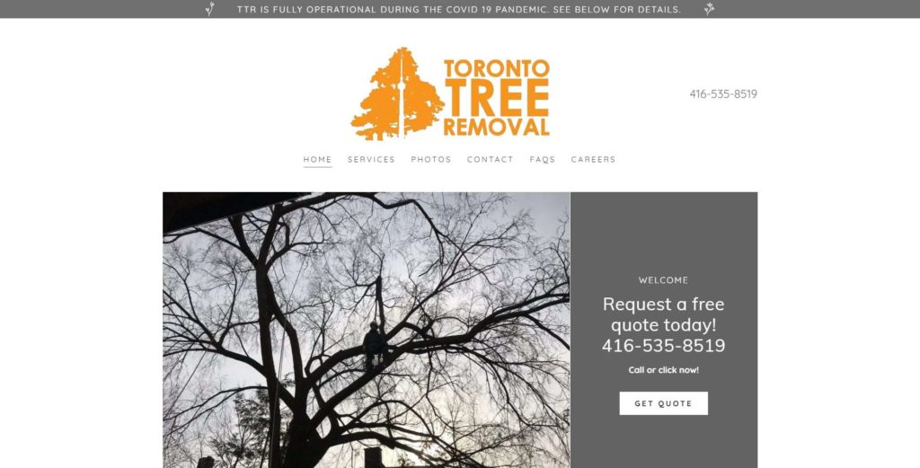 Toronto Tree Removal's Homepage