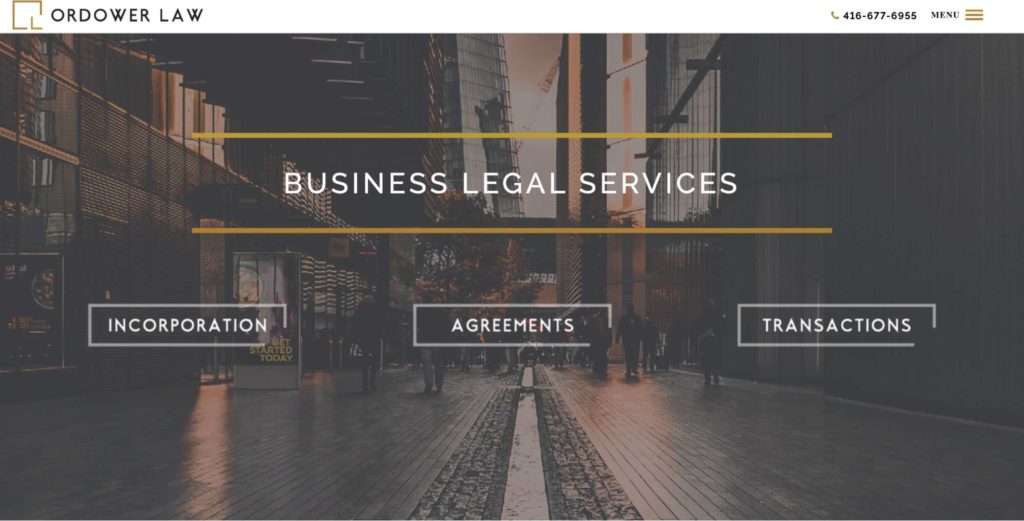 Ordower Law Professional Corporation's Homepage