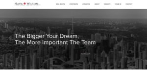 Nava Wilson LLP - Real Estate, Corporate & Litigation Lawyers' Homepage