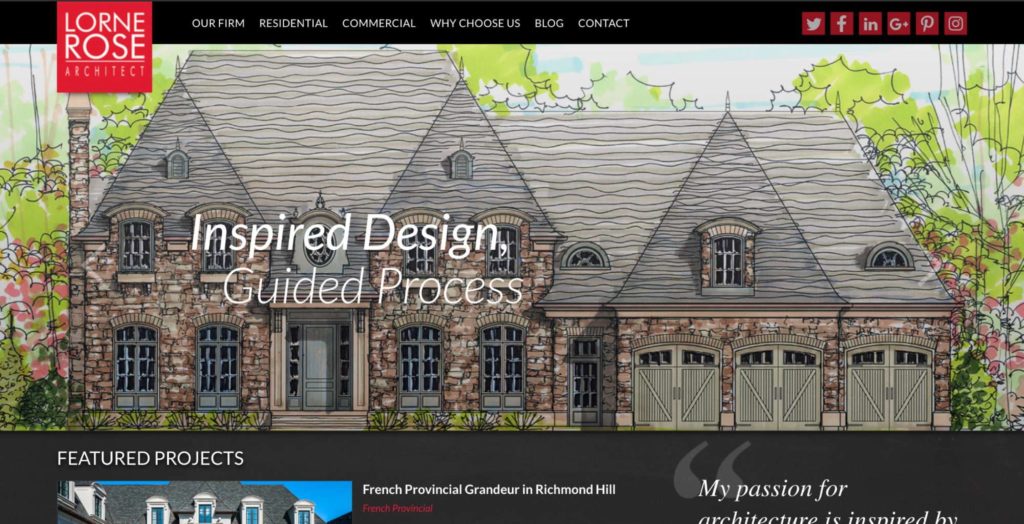 Lorne Rose Architect's Homepage