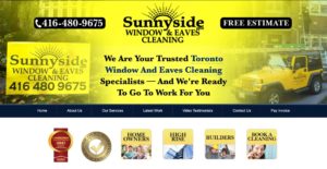 Sunnyside Windows and Eaves Cleaning's Homepage