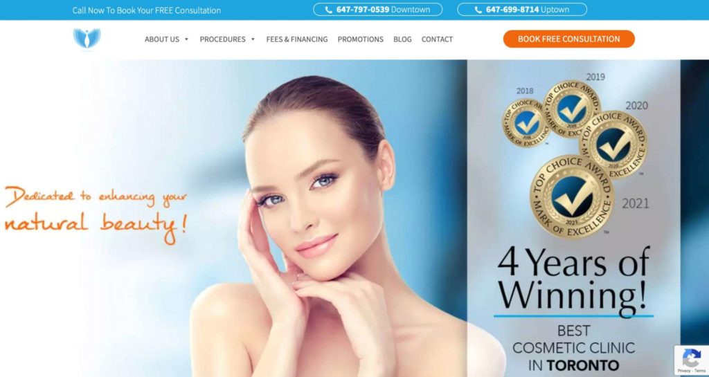 NewDermaMed Cosmetic and Advanced Laser Clinic's Homepage
