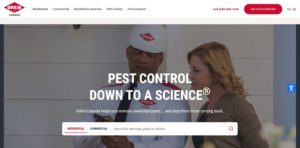 Orkin Canada Pest Control's Homepage