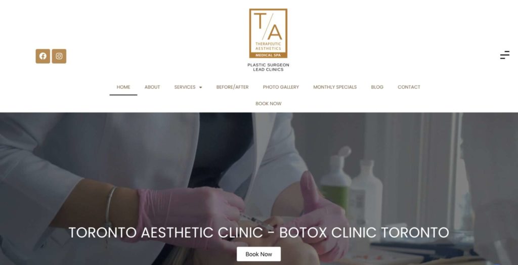 Therapeutic Aesthetics: Botox Clinic Toronto's Homepage