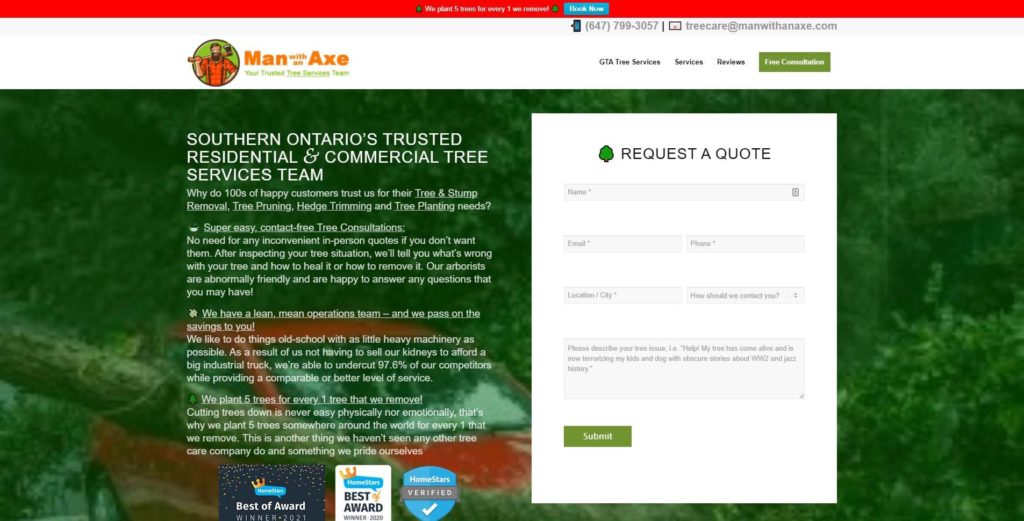 Man with an Axe's Homepage