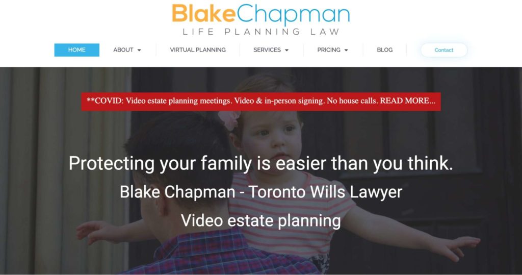 Blake Chapman - Wills Lawyer & Estate Planning's Homepage
