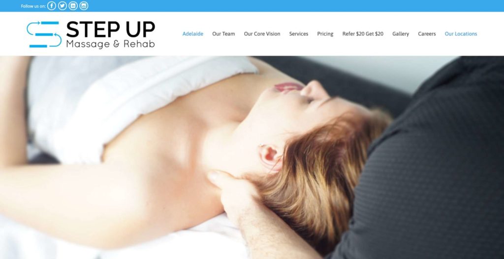 Step Up Massage & Rehab - Adelaide's Homepage