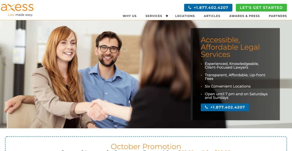 Axess Law's Homepage
