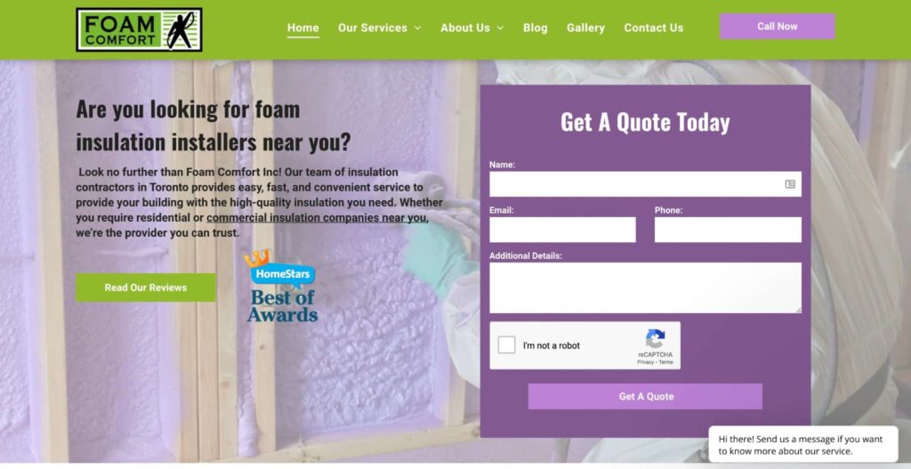Foam Comfort's Homepage