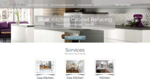 Blue: Kitchen Cabinet Refacing & Ikea Kitchen Installers' Homepage