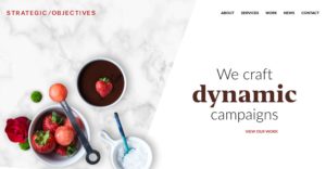 Strategic Objectives' Homepage