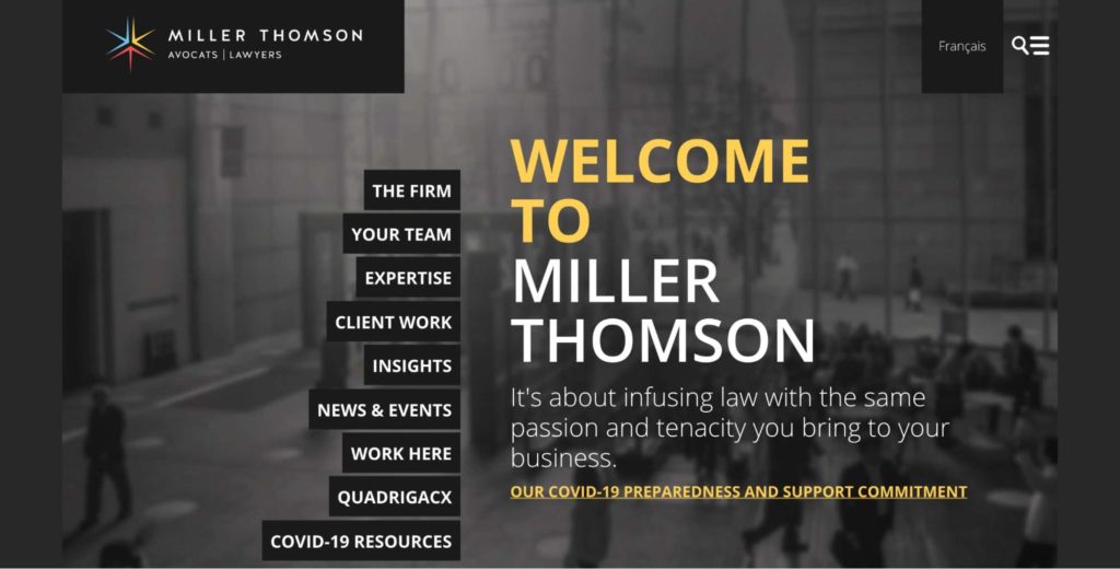 Miller Thompson LLP's Homepage