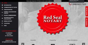 Red Seal Notary's Homepage