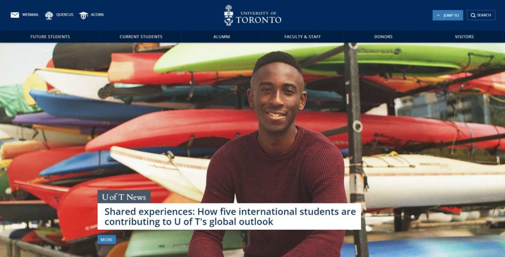 University of Toronto's Homepage