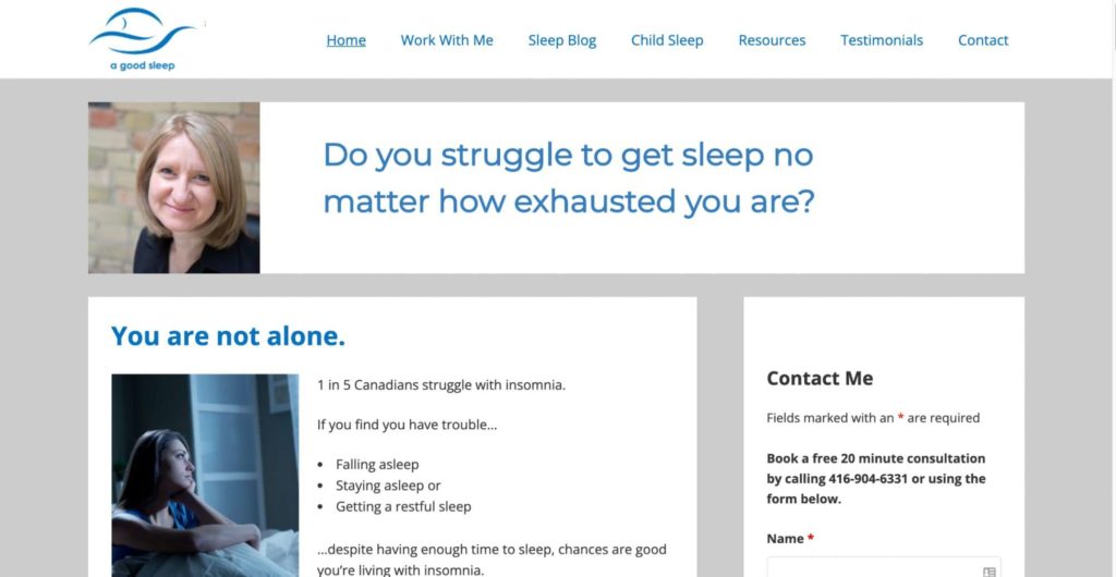 A Good Sleep's Homepage